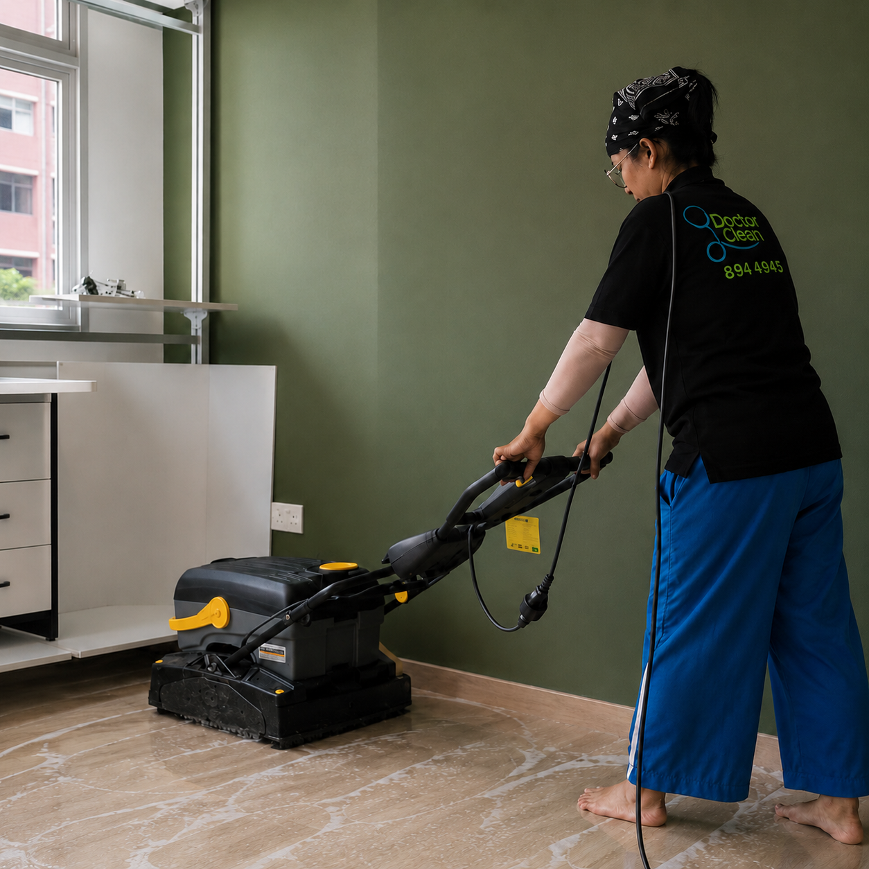Floor Scrubbing